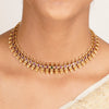 22k Gold Plated Kanaka Nyra Necklace Set