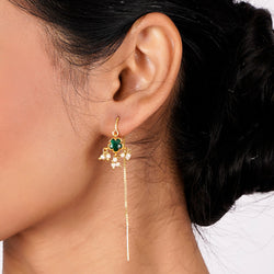 22k Gold Plated Sui Dhaga Laveya Earring