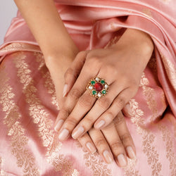 22k Gold Plated Nyra Dianya Ring