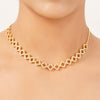 22k Gold Plated Gulnaar Hans Necklace Set