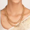 22k Gold Plated Kanaka Laksha Necklace Set