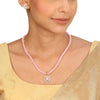 22k Gold Plated Sampada Indukala Pendant Set