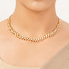 22k Gold Plated Gulnaar Saaj Necklace Set