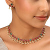 22k Gold Plated Kanchan Nageshwari Necklace Set