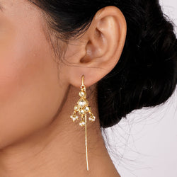 22k Gold Plated Sui Dhaga Induja Earring