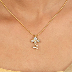 22k Gold Plated Sampada Amodita Pendant