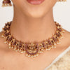 22k Gold Plated Kanaka Urmi Necklace Set