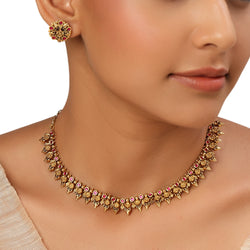 22k Gold Plated Kanchan Sharmishtha Necklace Set