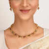 22k Gold Plated Kanaka Sharvya Necklace Set