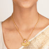 22k Gold Plated Kanaka Devina Necklace Set