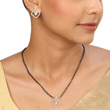 22k Gold Plated Sampada Tejaswini Mangalsutra Set