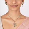 Gold/Silver  Nyra Anvika Pendant Set