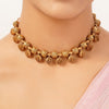 22k Gold Plated Sunheri Madhavi Necklace Set