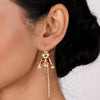 22k Gold Plated Sui Dhaga Tvarita Earring