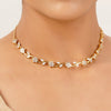 22k Gold Plated Gulnaar Sugandh Necklace Set