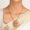 22k Gold Plated Kanaka Brinda Necklace Set