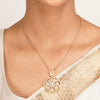 22k Gold Plated Ridhi Indu Pendant Set
