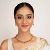 22k Gold Plated Kanaka Sharvya Necklace Set