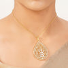 22k Gold Plated Gulnaar Chakra Necklace Set