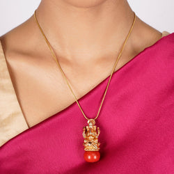 22k Gold Plated Ishvara Karma Pendant