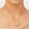 22k Gold Plated Gulnaar Tilak Necklace Set