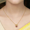 22k Gold Plated Suvarna Arka Pendant