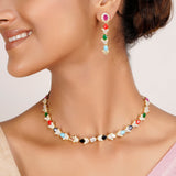 22k Gold Plated Zivara Rimaya Necklace Set