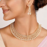 22k Gold Plated Zivara Manira Necklace Set