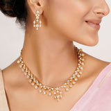 22k Gold Plated Zivara Kani Necklace Set