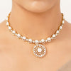 22k Gold Plated Gulnaar Jyoti Necklace Set