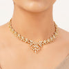 22k Gold Plated Gulnaar Aabha Necklace Set