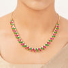 22k Gold Plated Gulnaar Gauri Necklace Set