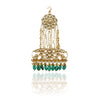 Gold Plated Kundan Pearl Jhoomar