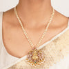 22k Gold Plated Kanaka Falak Necklace Set
