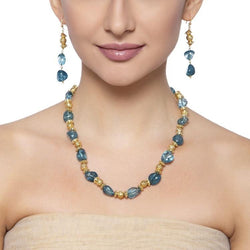 GOLDEN BLUE QUARTZ SET