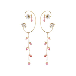 22k Gold Plated Gulabi Soubhagyavati Earrings