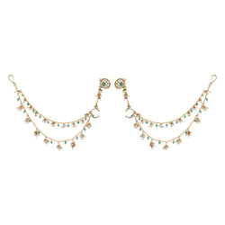 22k Gold Plated Gulabi Gajalika Earrings