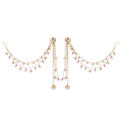 22k Gold Plated Gulabi Chandrabala Earrings