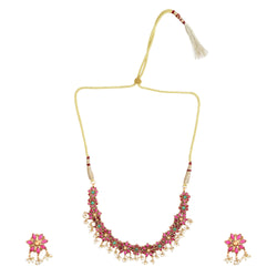 22k Gold Plated Kanchan Gauravi Necklace Set
