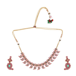 22k Gold Plated Kanchan Haripriya Necklace Set