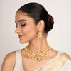 22k Gold Plated Kanaka Anvaya Necklace Set