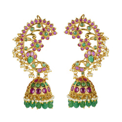 22k Gold Plated Varsha Aparajita Earrings