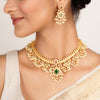 22k Gold Plated Kanaka Anvaya Necklace Set