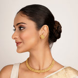 22k Gold Plated Kanaka Siyana Necklace Set