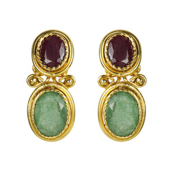 22k Gold Plated Varsha Aakarsha Earrings