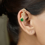 22k Gold Plated Tarika Driplet Earcuff