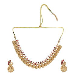22k Gold Plated Kanchan Lajwanti Necklace Set