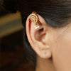 22k Gold Plated Tarika Amulet Earcuff