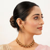 22k Gold Plated Sunheri Madhavi Necklace Set