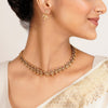 22k Gold Plated Kanaka Jivika Necklace Set
